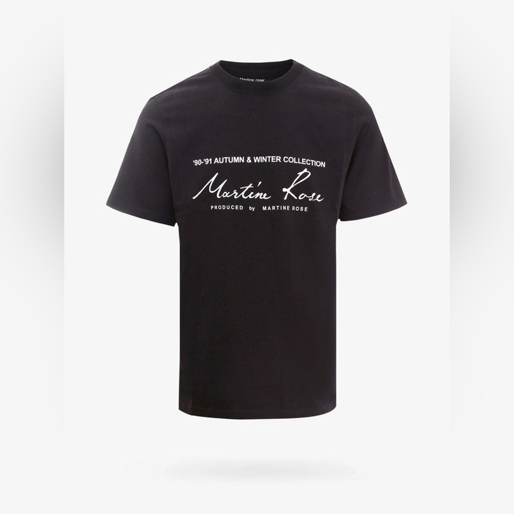 Martine Rose Black Logo Graphic T-Shirt Sz XS - Picture 5 of 17